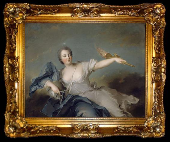 framed  Jjean-Marc nattier Marie-Anne de Nesle, Marquise de La Tournelle, Duchesse de Chateauroux, ta009-2